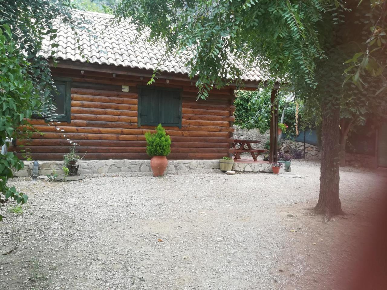 Cabaña de Madera la Encina Burunchel Exterior foto