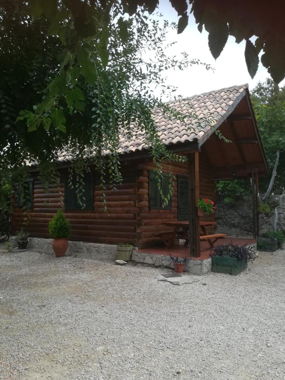 Cabaña de Madera la Encina Burunchel Exterior foto